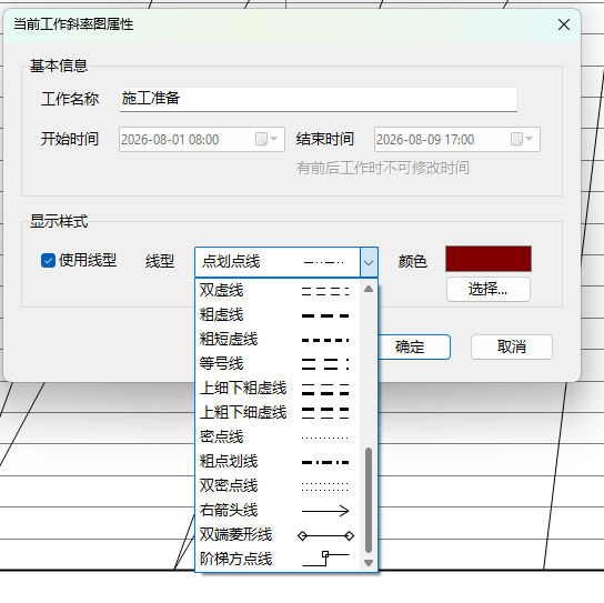 不同工作可以选择不同的线型