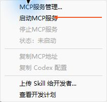 软件实拍：启动 CCProject MCP 服务